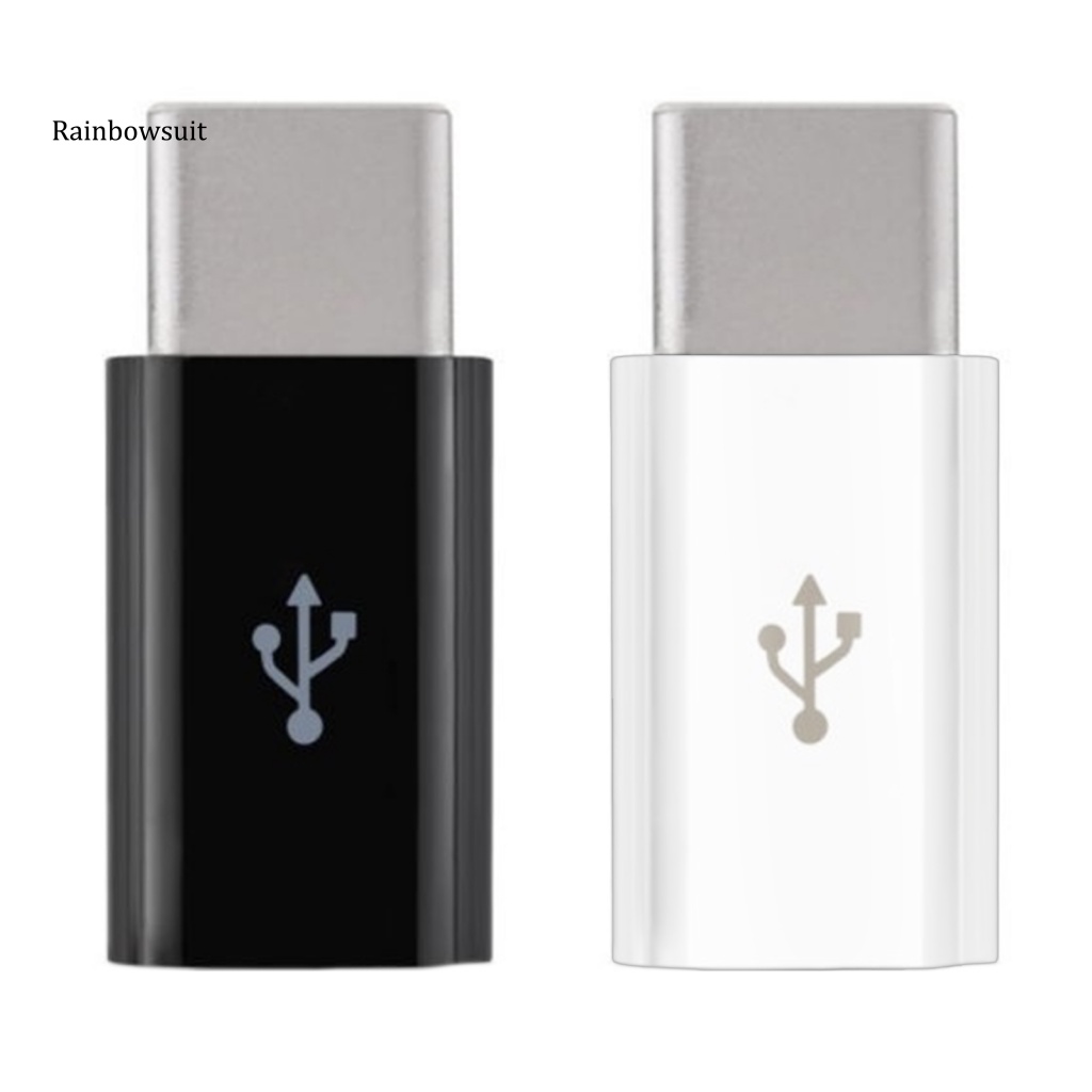 Dây Cáp Chuyển Đổi Dữ Liệu V8 Micro USB Female Sang USB 3.1 Type-C Male USB-C Tốc Độ Cao