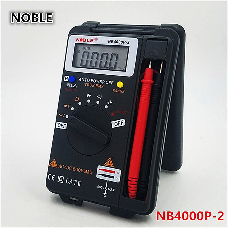 Đồng hồ đo vạn năng Noble NB 4000P-2, Tự động chuyển thang đo, bỏ túi tiện dụng NB4000P