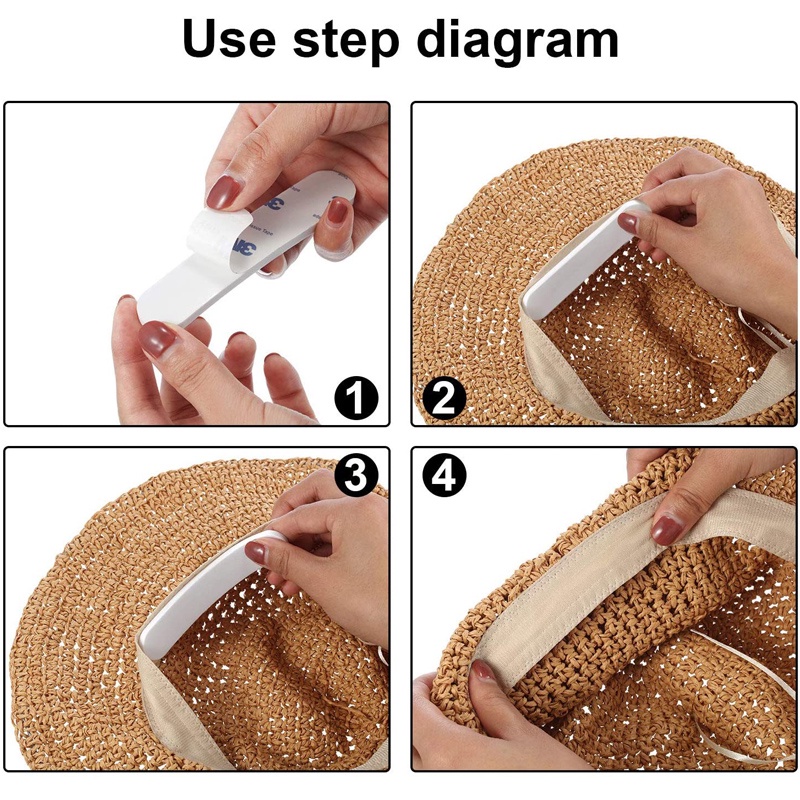 Set 10 Miếng Dán Mũ Mũ Chống Mồ Hôi Dùng Một Lần Tiện Lợi
