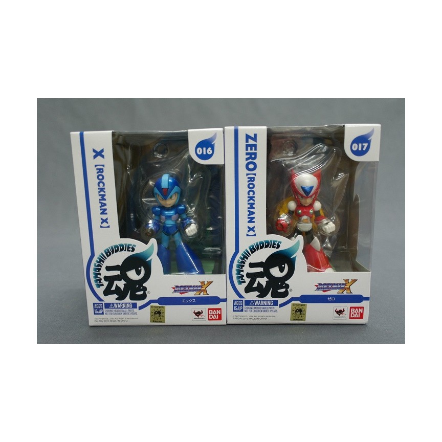 Combo: Mô hình nhân vật Tamashii Buddies Megaman X & Zero