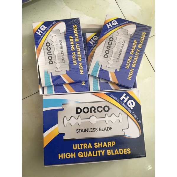 1 cây dao tem dorco 1000 lưỡi ( 10 hộp mỗi hộp 100 lưỡi)