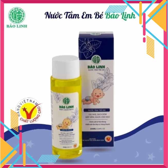 (HÀNG VIỆT NAM CHẤT LƯỢNG CAO) Nước Tắm Tinh Dầu Bảo Linh Dành Cho Trẻ Em 70ml và 200ml