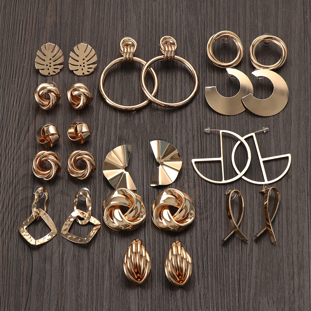 Khuyên tai dáng dài đính nơ phối màu xinh xắn