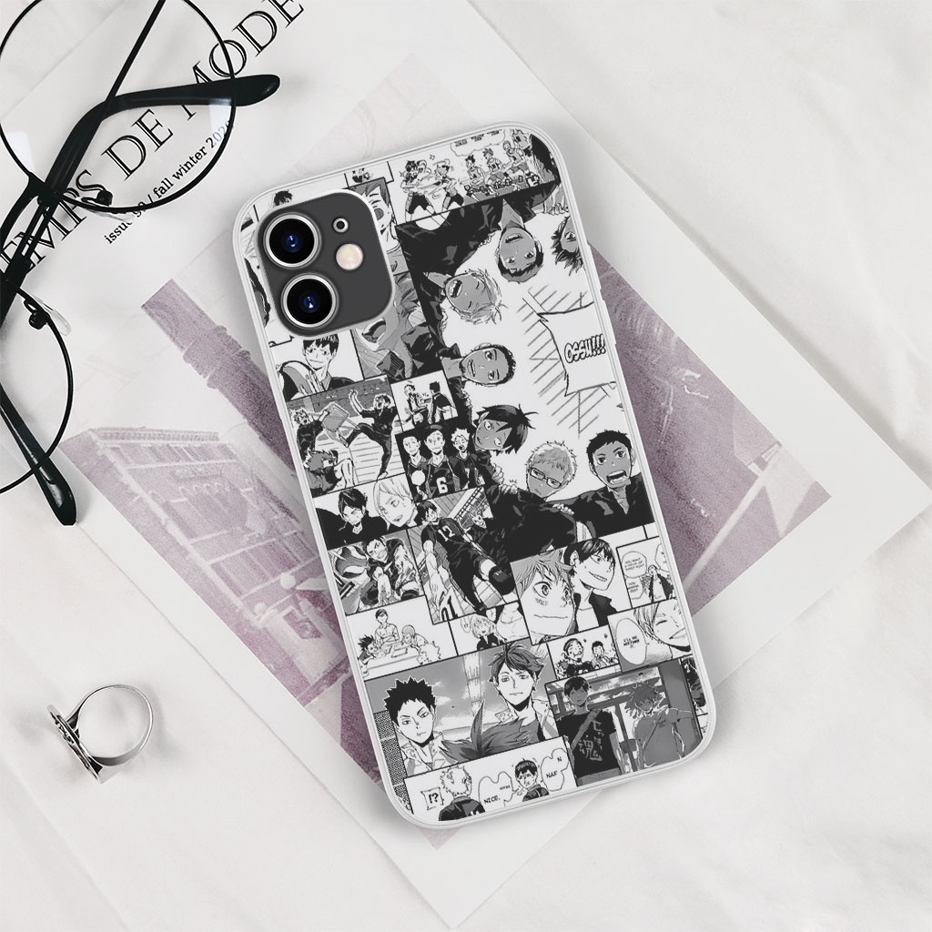 Ốp Lưng Haikyuu karasuno collage  truyện tranh cho Iphone 5 6 7 8 Plus 11 12 Pro Max X Xr PAP20210994
