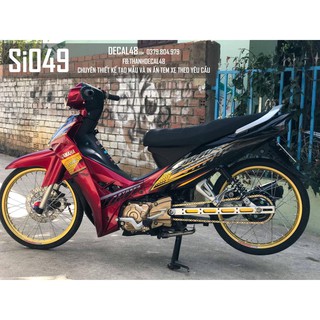 Tem Rời SIRIUS đỏ đen MST049