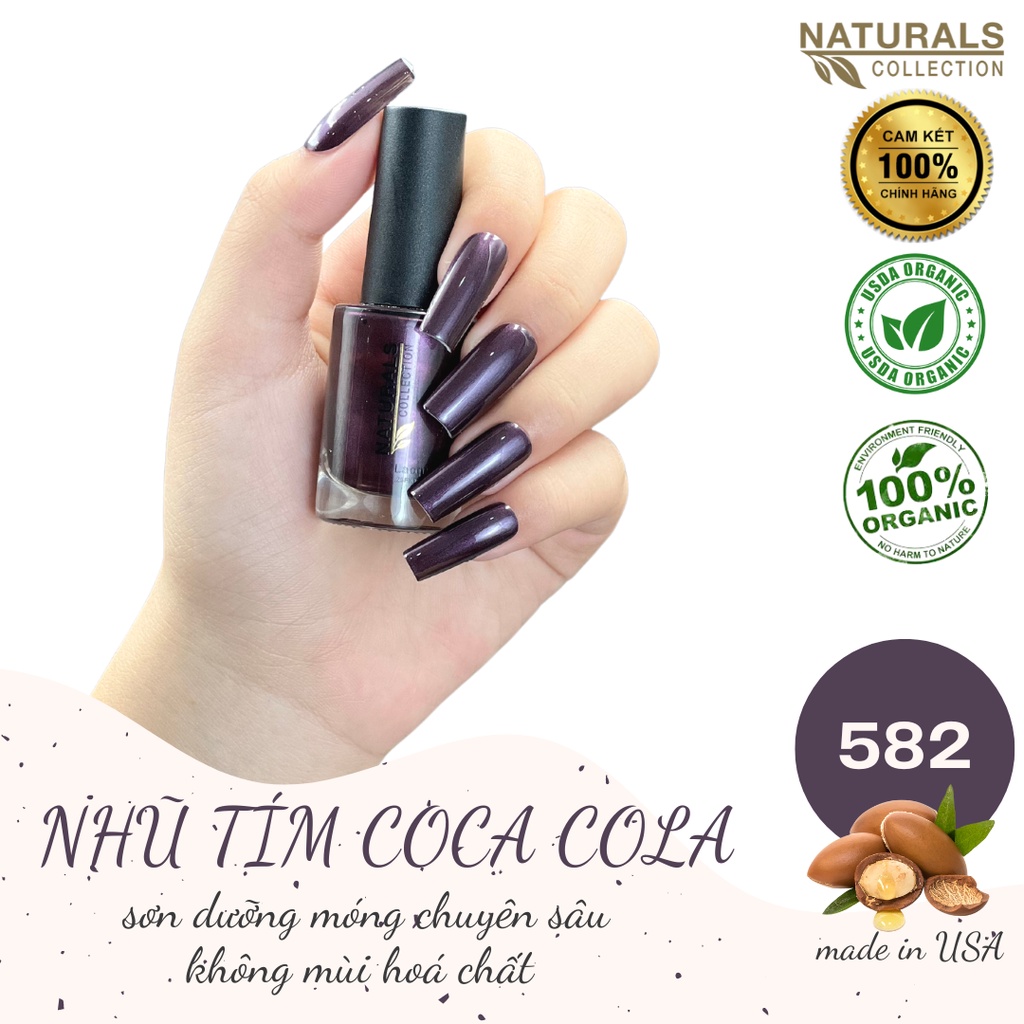 Sơn móng tay Organic màu Tím Cola - 582