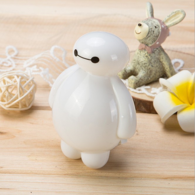 ⚡ Đèn Ngủ Hình BayMax ( Bmax ) Big Hero 6 Trắng , Siêu Tiết Kiệm Điện, Bóng Đèn Led Tuổi Thọ Cao,Siêu Bền ⚡