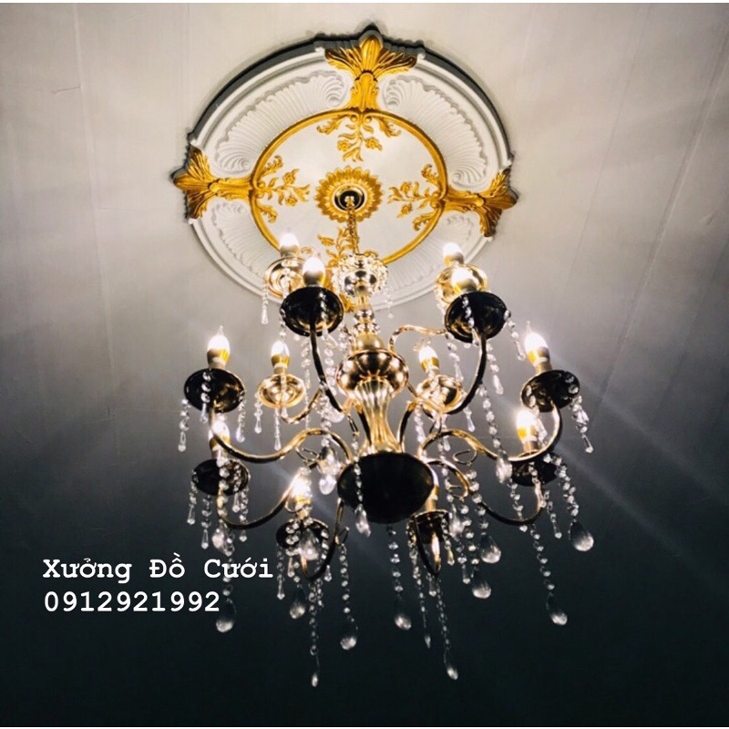 Đèn Chùm Treo Trần Pha Lê Cao Cấp