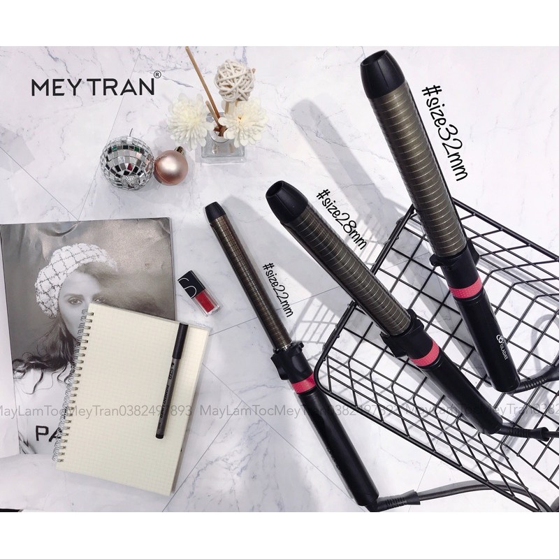 GẬY UỐN XOAY KISSBEAUTY 3 TRỤC 22/32MM