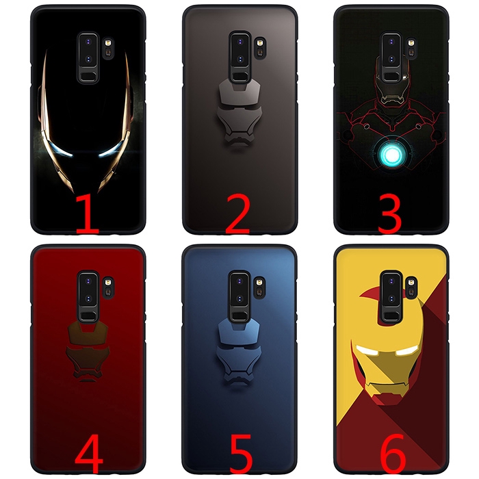 Ốp Lưng Tpu Họa Tiết Hình Iron Man Batman Thời Trang Cho Samsung S7 Edge S8 S9 Plus Note 8 9