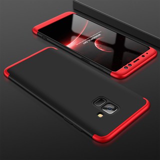 Ốp điện thoại nhám 3 trong 1 bảo vệ cho Samsung A8 Plus 2018