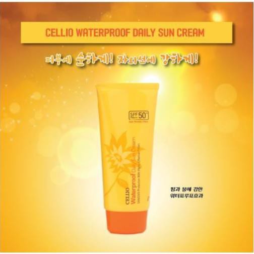 Kem chống nắng Cellio Waterproof Daily Sun Cream SPF50+ PA+++