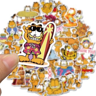 Set 50 miếng dán sticker mèo Garfield
