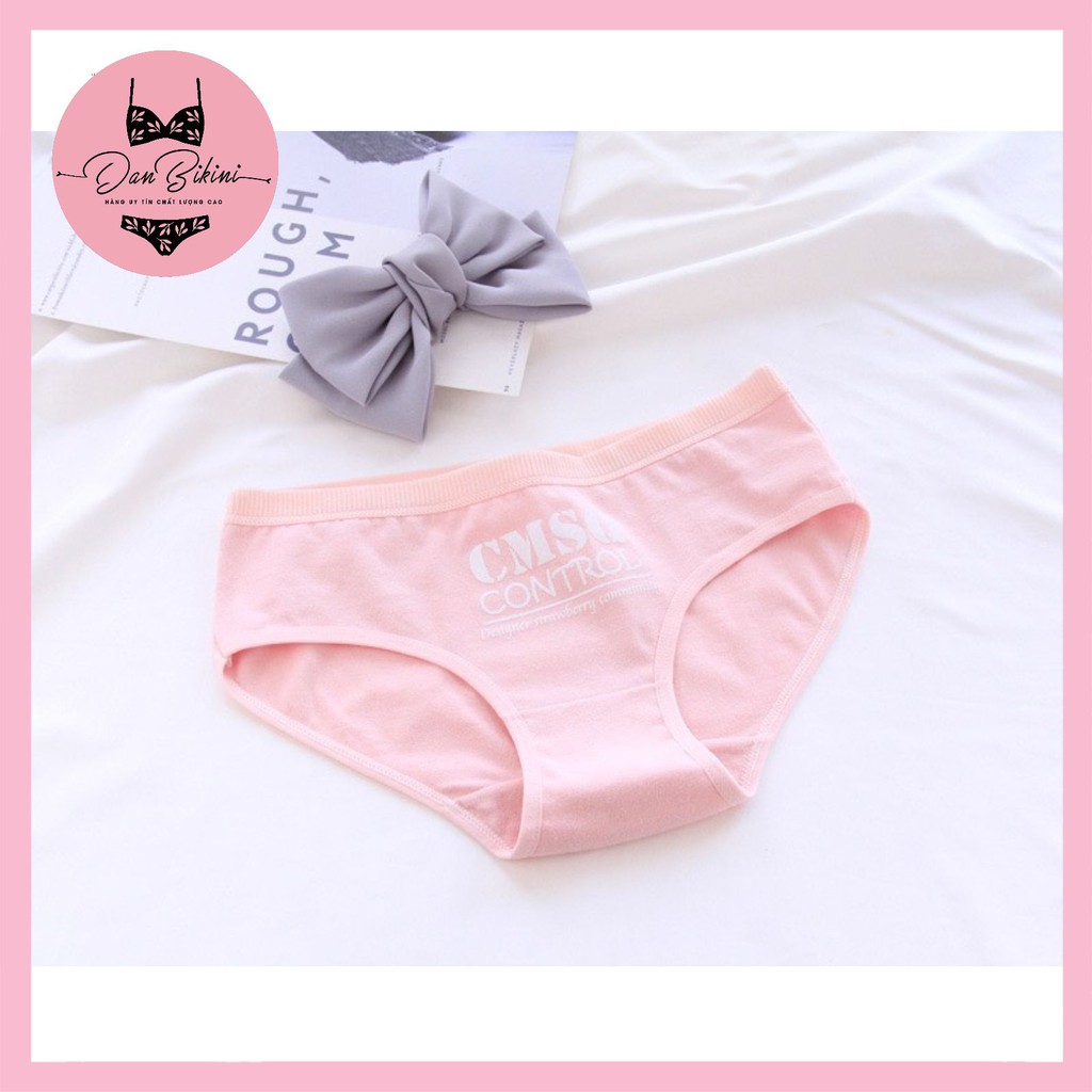 Quần Lót Nữ Cotton 100% kháng khuẩn thoáng mát ❤️ Quần Chip dễ thương hồng Flamingo mã B807