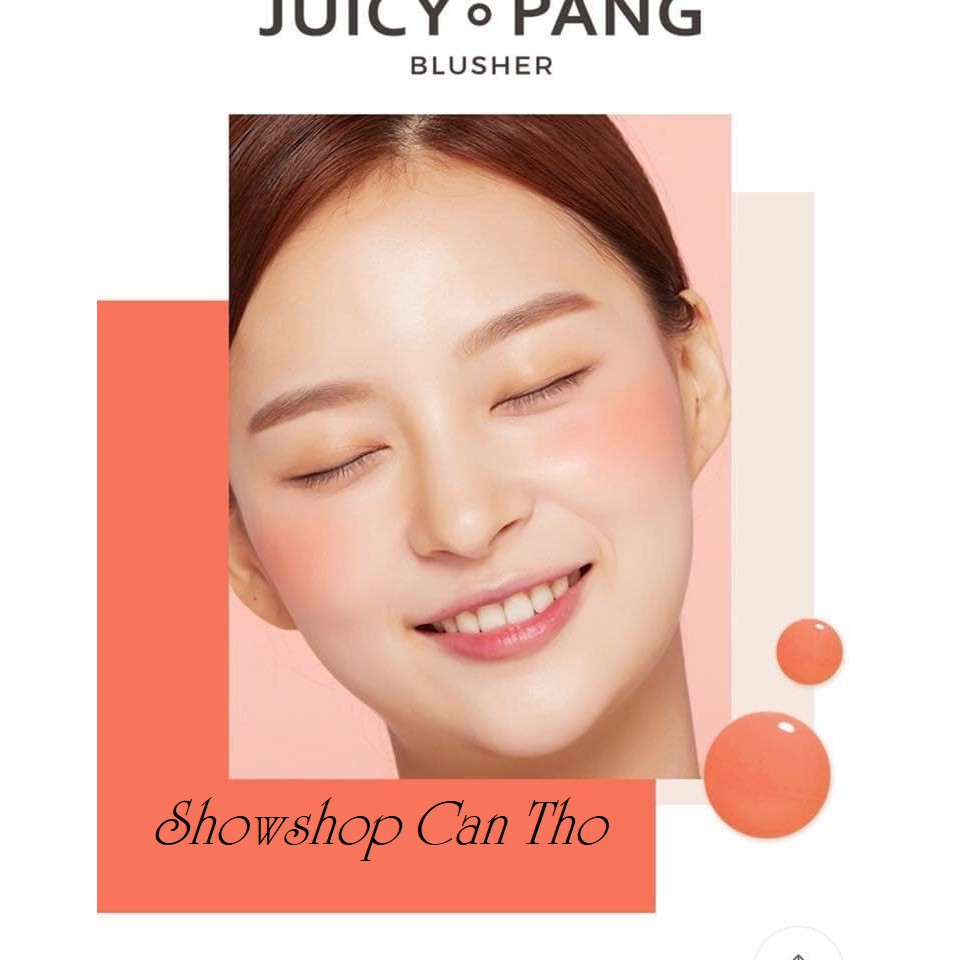 [Đừng vôi rời đi] Phấn Má Hồng Dạng Kem Apieu Juicy Pang Water Blusher #CR02