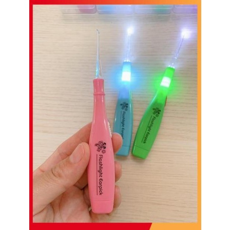 Đèn lấy ráy tai, ngoáy tai có đèn cho bé iu, đèn ngoáy tai, đèn soi tai có hộp nhựa đựng