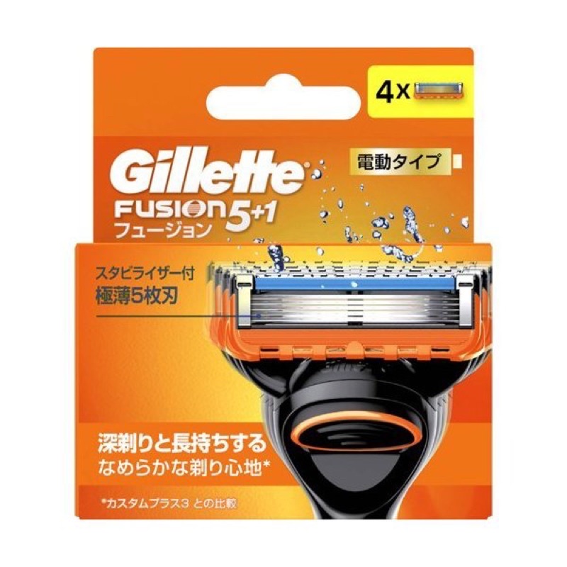 Hộp lưỡi dao thay thế Gillette Fusion 5+1 Nhật Bản [Mô-Mô-Shop]