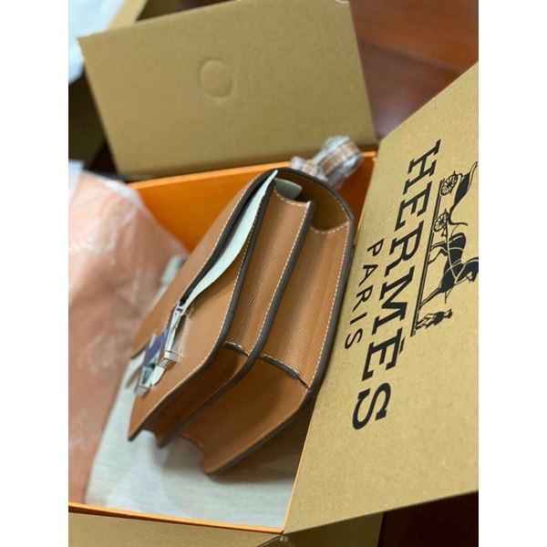 HERMES CONSTANCE  MINIDA Epsom SIZE 18 CM TẶNG KÈM CHARM NGỰA + KHĂN CUỐN TÚI FULLBOX VIP NAM CHÂM, BOX CATTON