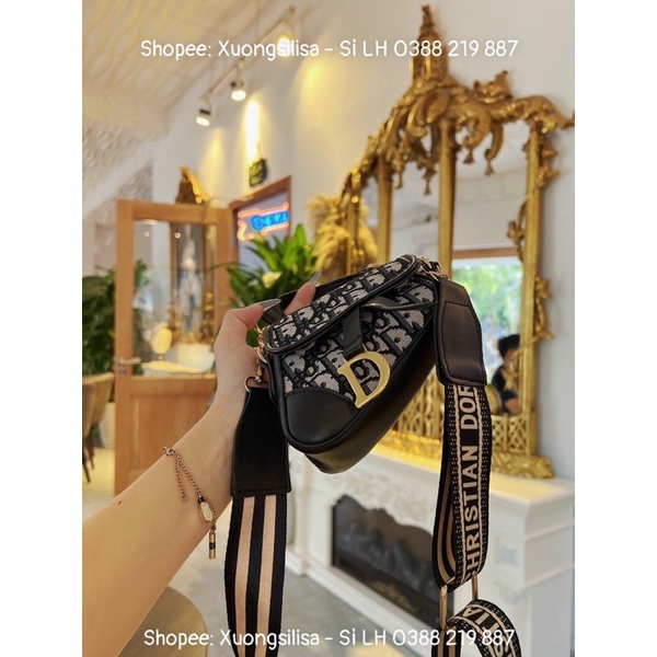 Túi Xách Nữ Túi Đeo Chéo Đeo Vai Yên ngựa Mini Thổ Cẩm