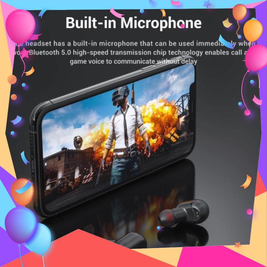 Tai nghe không dây TOPK F22 kết nối bluetooth kiểu dáng nhét tai nhỏ gọn