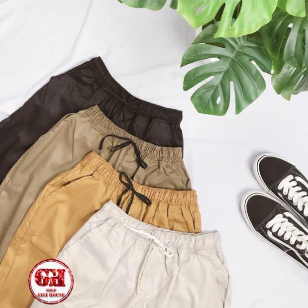 FREESHIP 50K - QUẦN KAKI NỮ XOẮN GẤU BASIC PANTS UNISEX CAO CẤP Cực Chất Xịn Sò