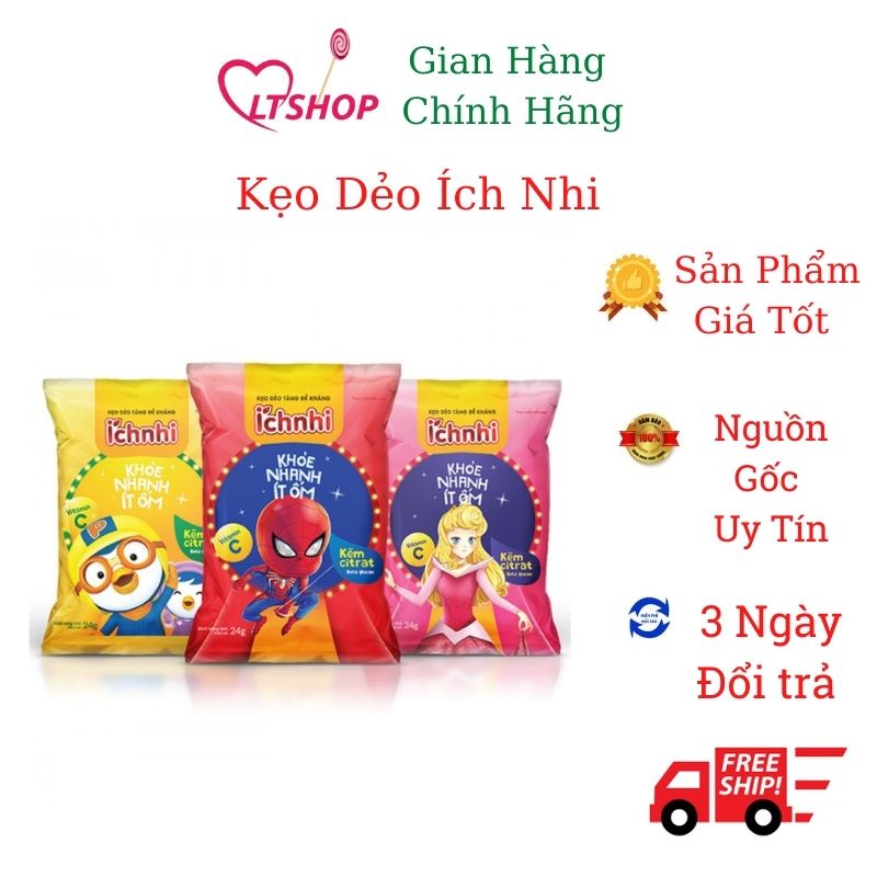 Kẹo dẻo calci -D ích nhi cho bé