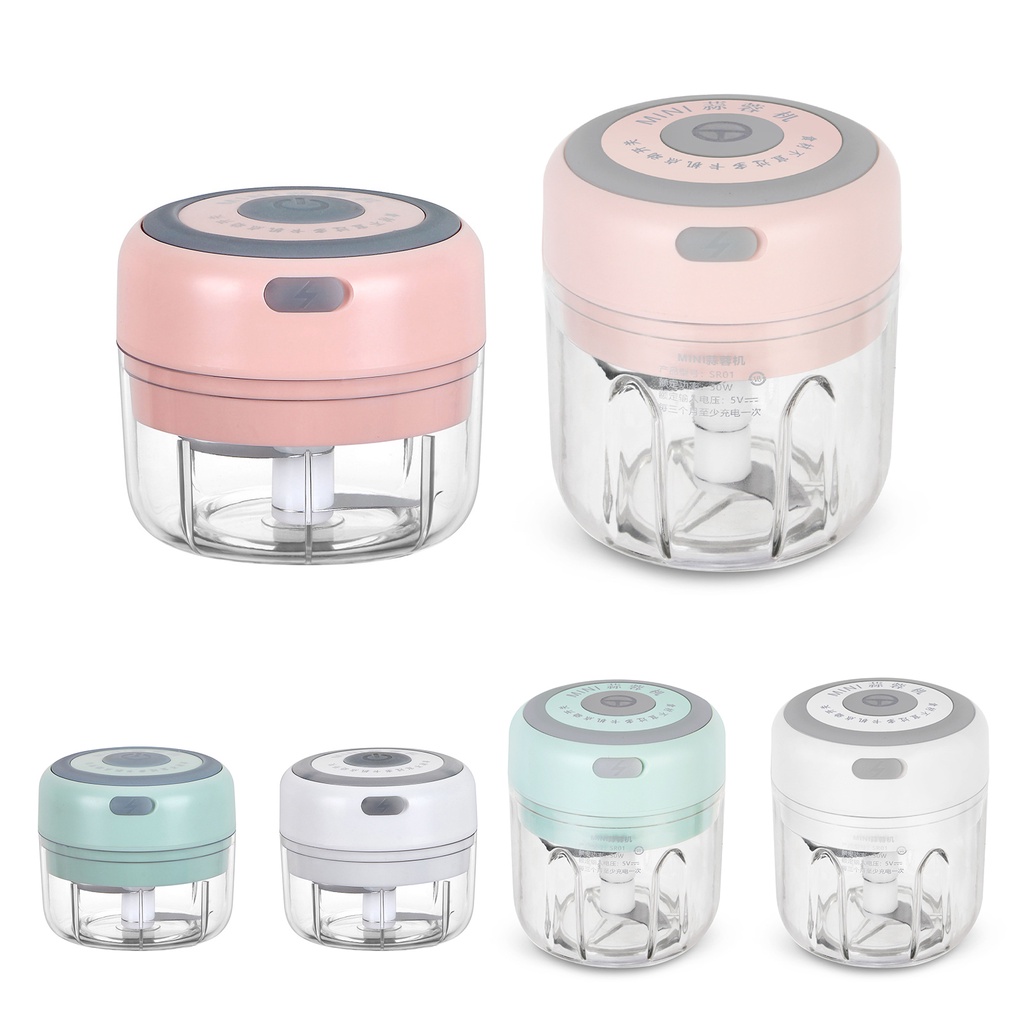 Máy Xay Tỏi Gừng Không Dây Mini 100ml/250ml Thân Thiện Với Môi Trường