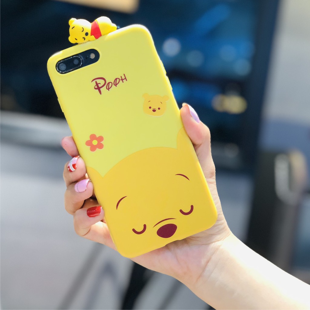 [ SAMSUNG ] Ốp Lưng Silicon Pooh &amp; Tiger - B083