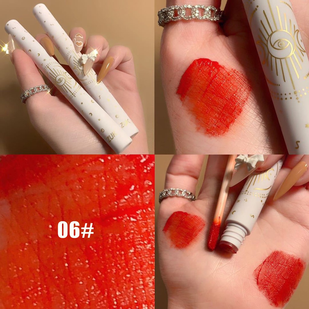 ZUK 6 Colors Velvet Smooth Matte Lip Gloss Long Lasting Moisturizer Non stick Cup Lips Makeup Beauty | BigBuy360 - bigbuy360.vn