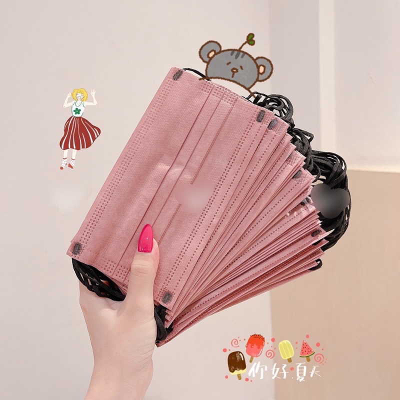 [HỘP 50C - 30 MÀU HOT TREND] Khẩu Trang  𝐘 𝐓ế  1 LỚP Thái Lan Kháng Khuẩn - Chống Nước Siêu Thoáng