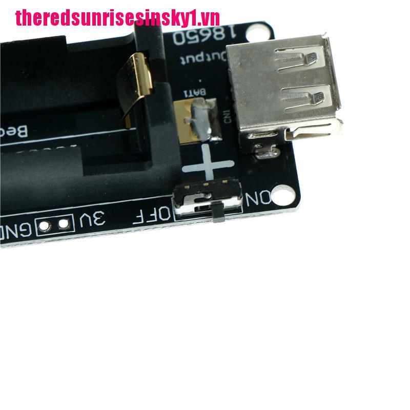 (3C) Tấm Pin Micro Usb Wemos Esp32 18650 V3 Esp-32 Led Cho Arduino Raspberry