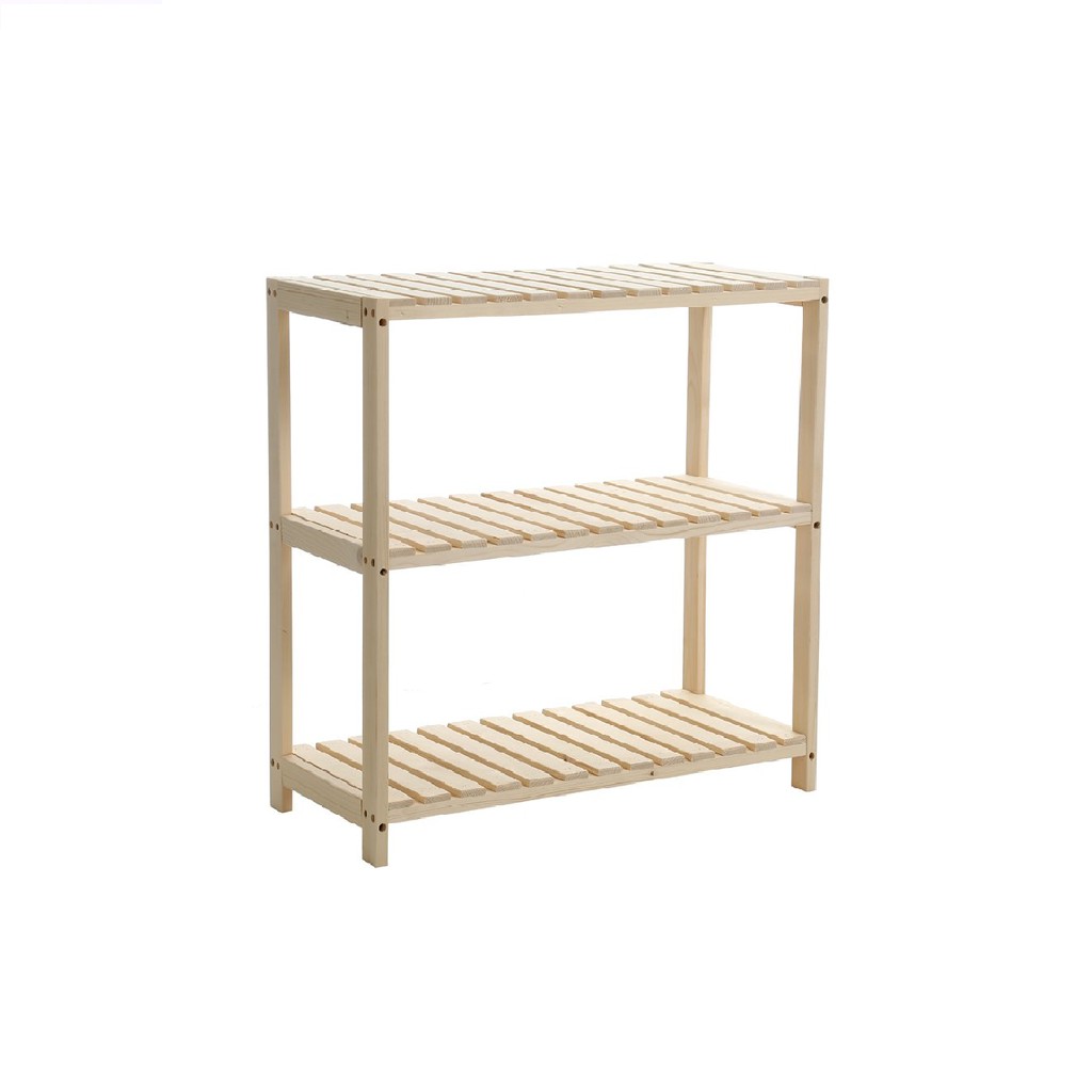 Kệ gỗ 3 tầng đựng giày - kệ 3 tầng đa năng kích thước 80x26x60cm - kê gỗ 3 tầng đa năng siêu chắc