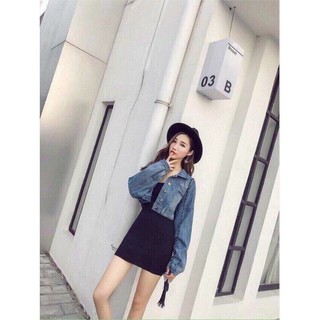 Áo khoac jean lửng cao cấp
