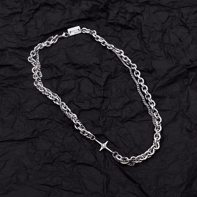 Dây Chuyền Nam Enchanted Màu Bạc Merin Accessories - Vòng Cổ Hip Hop Chất Liệu Titan Cao Cấp Không Gỉ - Enchanted Chain