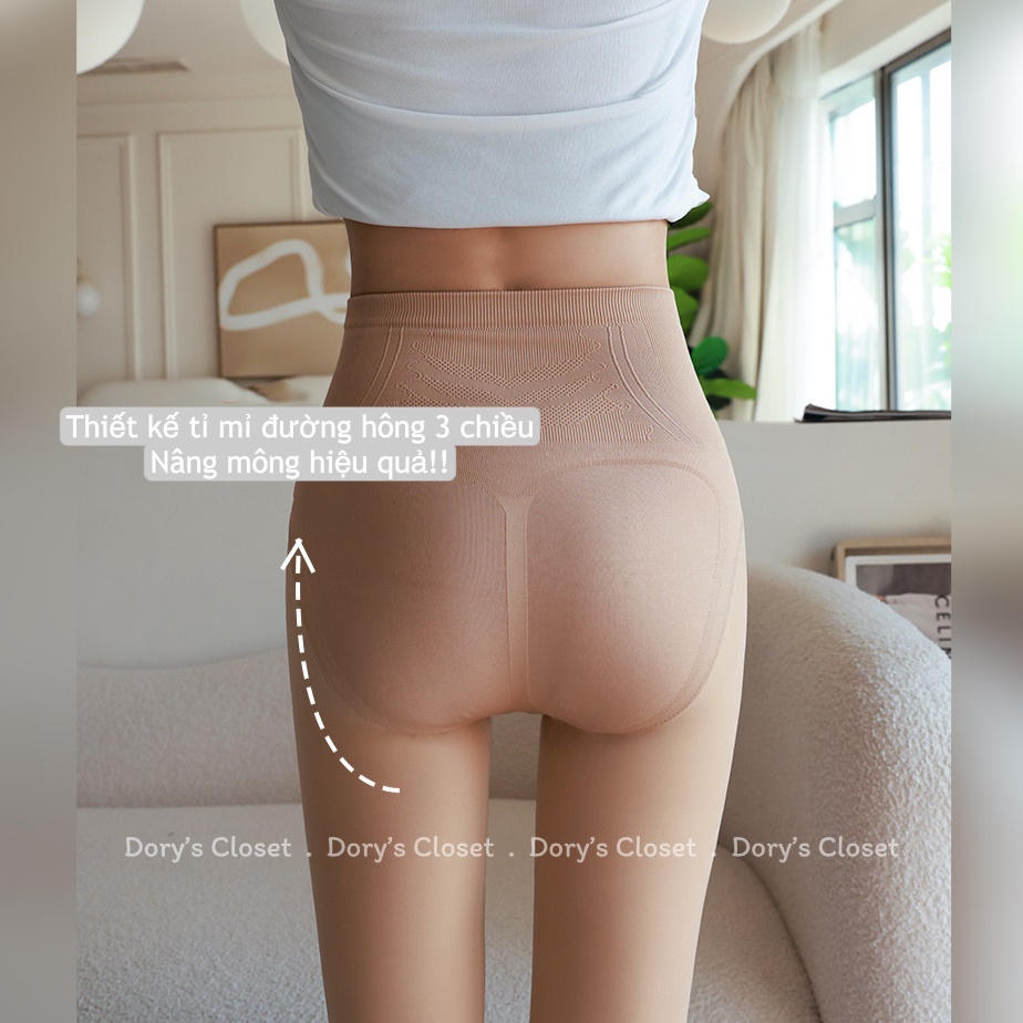 Quần tất da thu đông quần legging nude 1 lớp siêu tự nhiên thon chân hack dáng bản nâng cấp