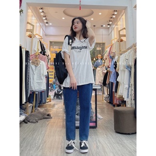 Quần Baggy bò rách sườn