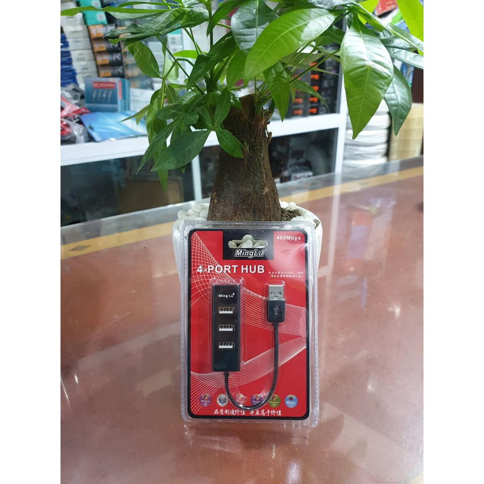 Hup Chia Cổng Usb 4 Port Minglu