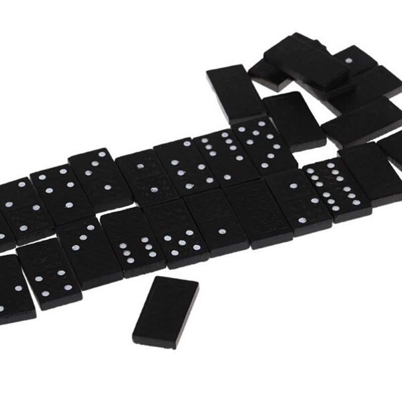 Hộp Gỗ Gồm 28 Quân Bài Domino Kèm Hộp Gỗ Cho Bé