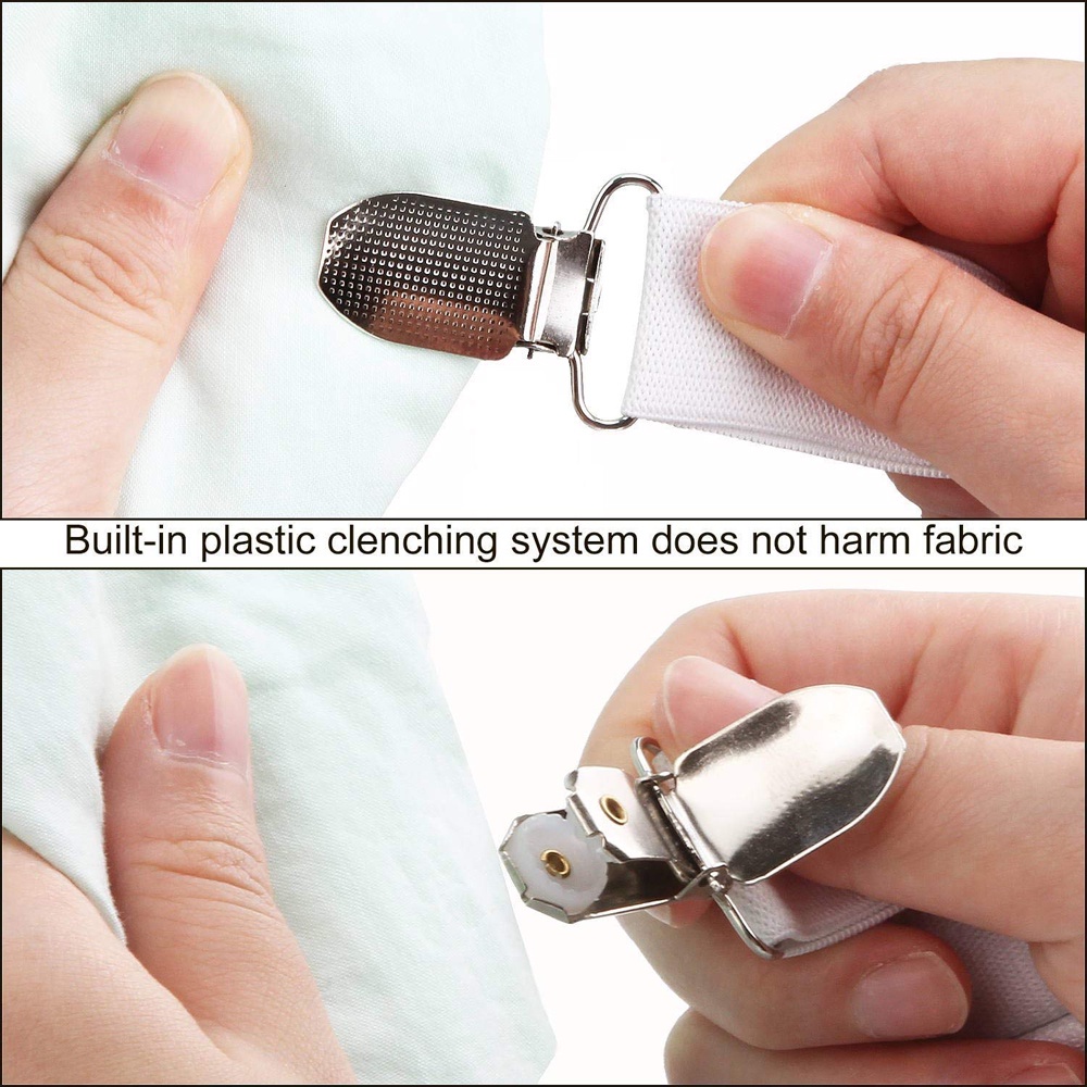 Dây Đai Cố Định Ga Giường 6 Mặt Chống Trượt Co Giãn 3 Chiều