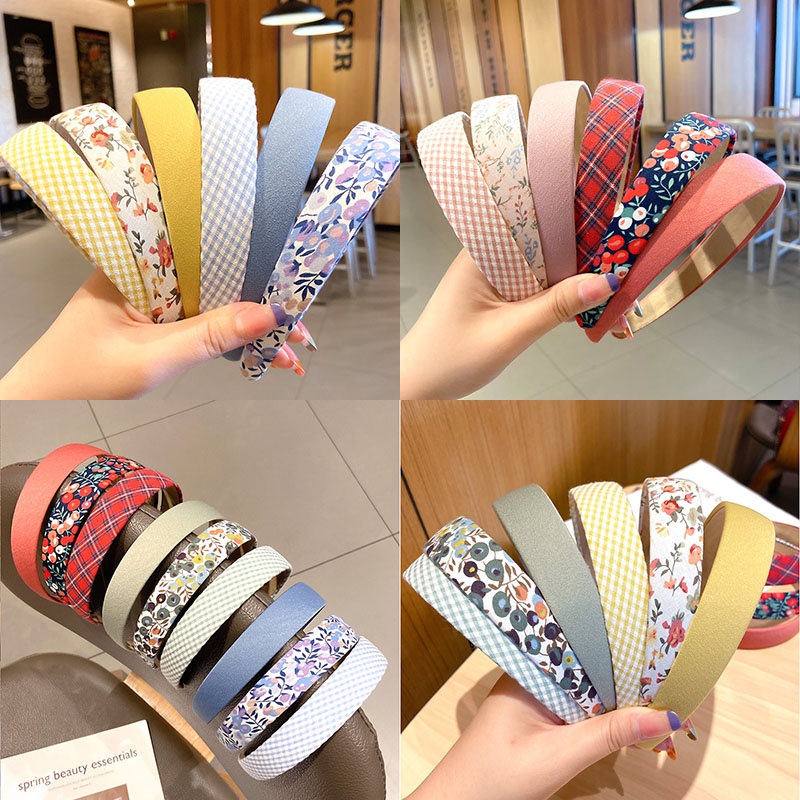 Cài tóc in nhiều họa tiết phong cách retro thời trang cho nữ