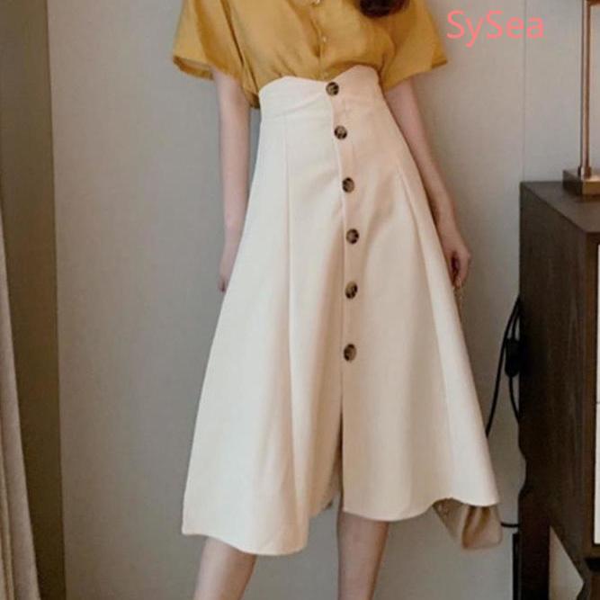 Set Áo Sơ Mi Và Chân Váy Phong Cách Vintage Cho Nữ