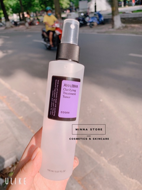 NƯỚC HOA HỒNG COSRX AHA BHA CLARIFYING TREATMENT TONER