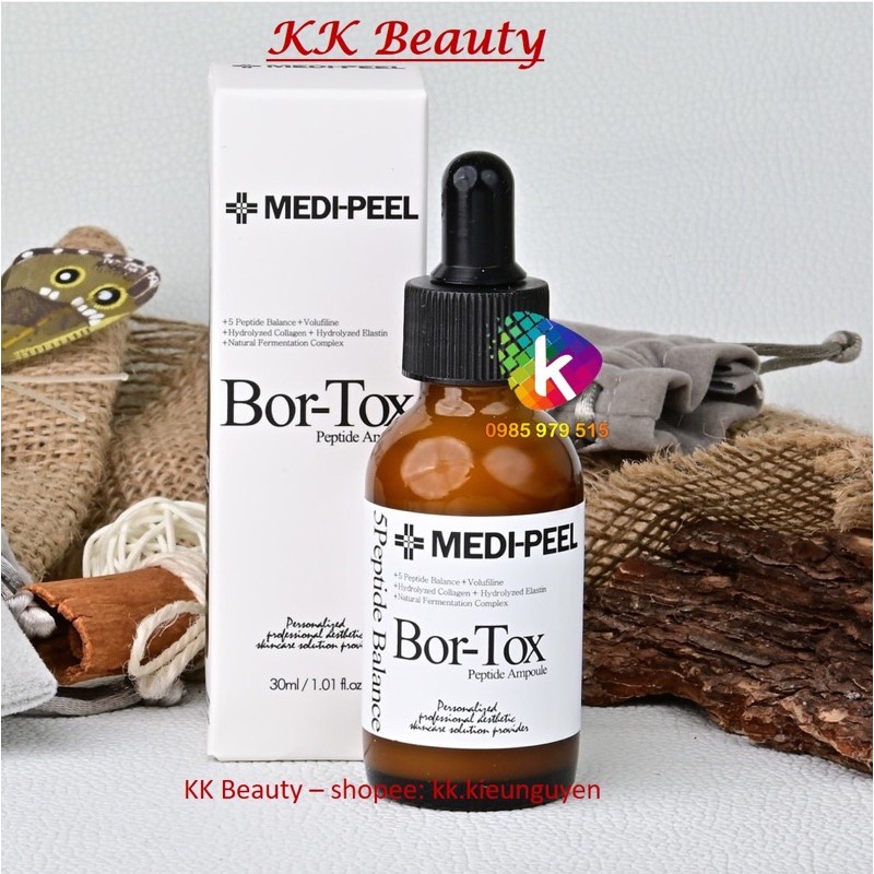 (Mẫu mới + Bill) Tinh Chất Căng Mượt Da Chống Lão Hoá Medi Peel Bortox Peptide Ampoule / Medipeel
