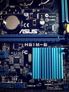 Main Asus H61 chipset socket 1155 kèm chặn