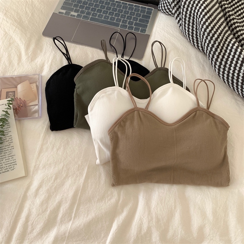 Áo croptop SUXI trễ vai màu sắc đơn giản chất liệu cotton cao cấp thời trang dành cho mùa hè