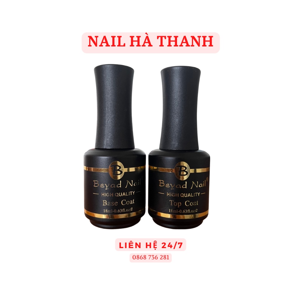 Base Top Beyad Nail Mỹ, Sơn Gel Base Top Siêu Bền Bóng Chính Hãng