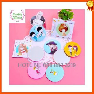 Gương mini Hàn Quốc dễ thương nhỏ gọn