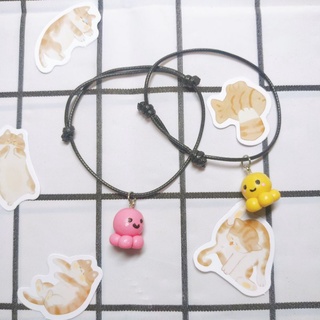[Clay Handmade] Vòng tay, dây chuyền Bạch tuộc cảm xúc