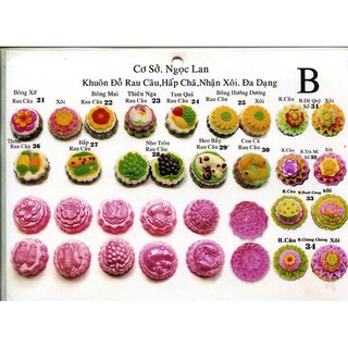 Khuôn bánh trung thu Phúc Lộc Thọ