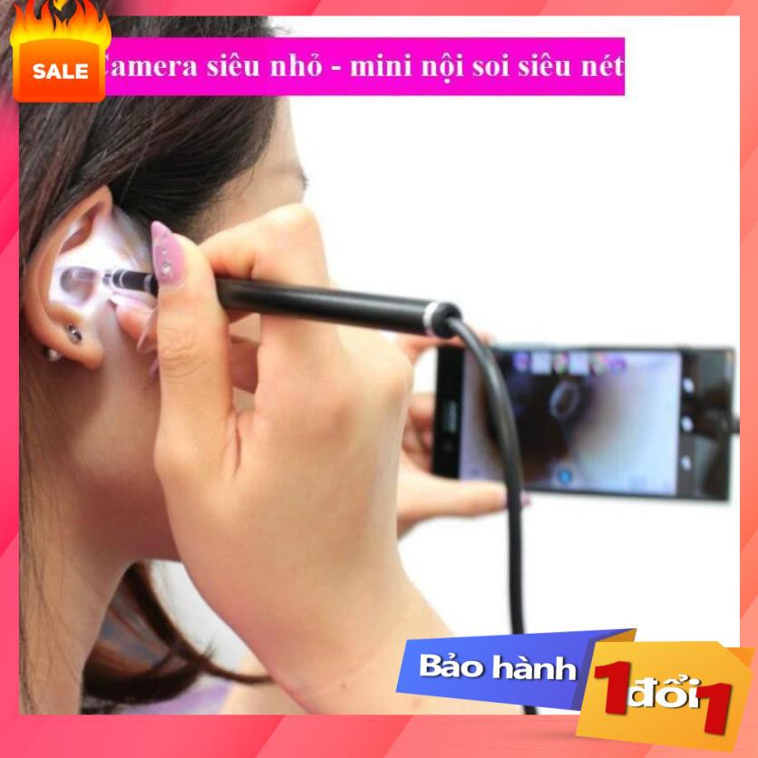 Dụng Cụ Lấy Ráy Tai Có Camera 3 Trong 1, Nội Soi Tai, Mũi Họng - Có App Kết Nối Với Điện Thoại